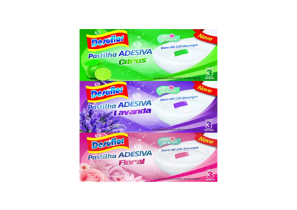 Pastilha Adesiva Citrus/ Floral/ Lavanda c/3 Desoflor